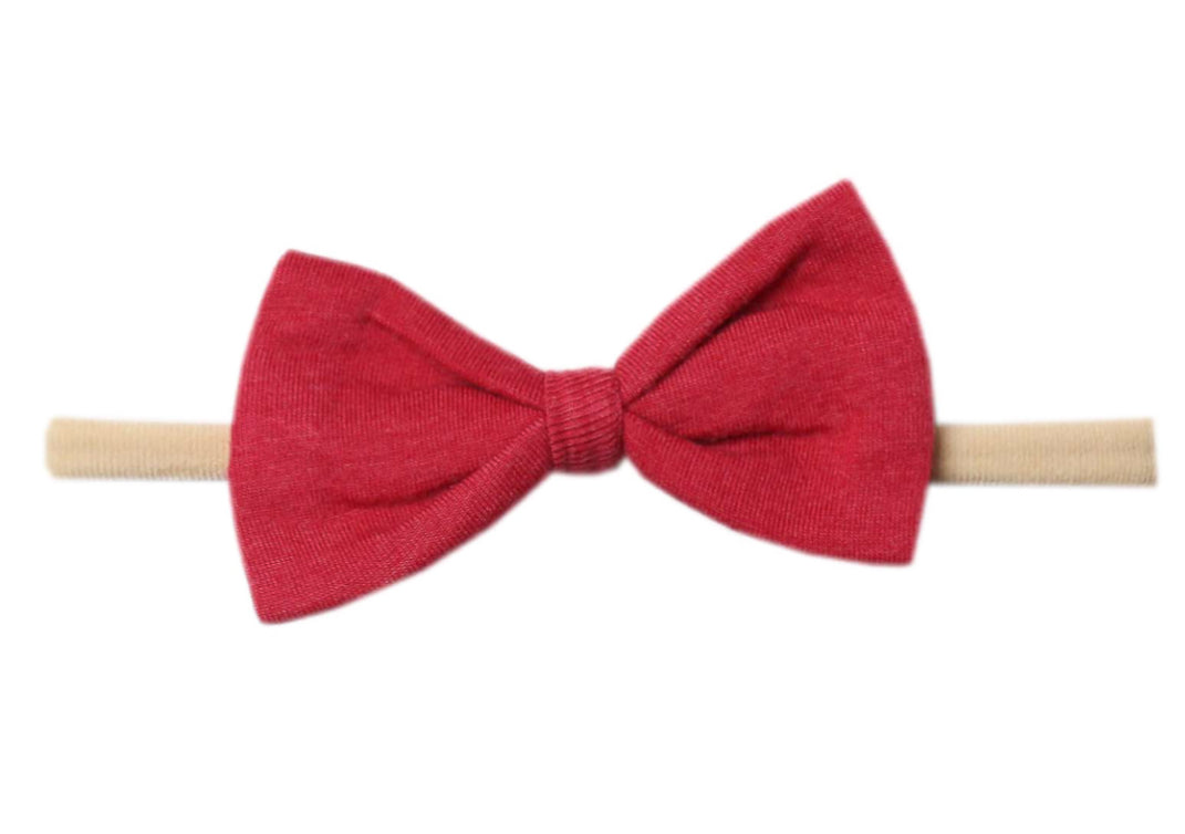 Copper Pearl Bowtie Nylon Bow