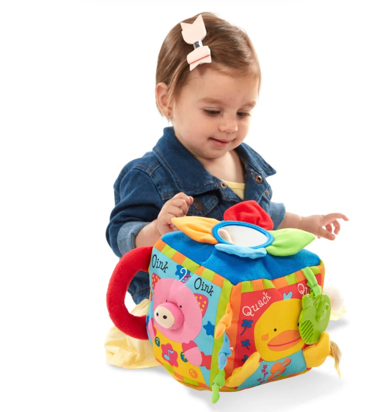 Melissa & Doug Musical Farmyard Cube Learning Toy
