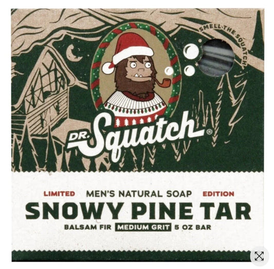 Dr. Squatch Snowy Pine Tar Soap