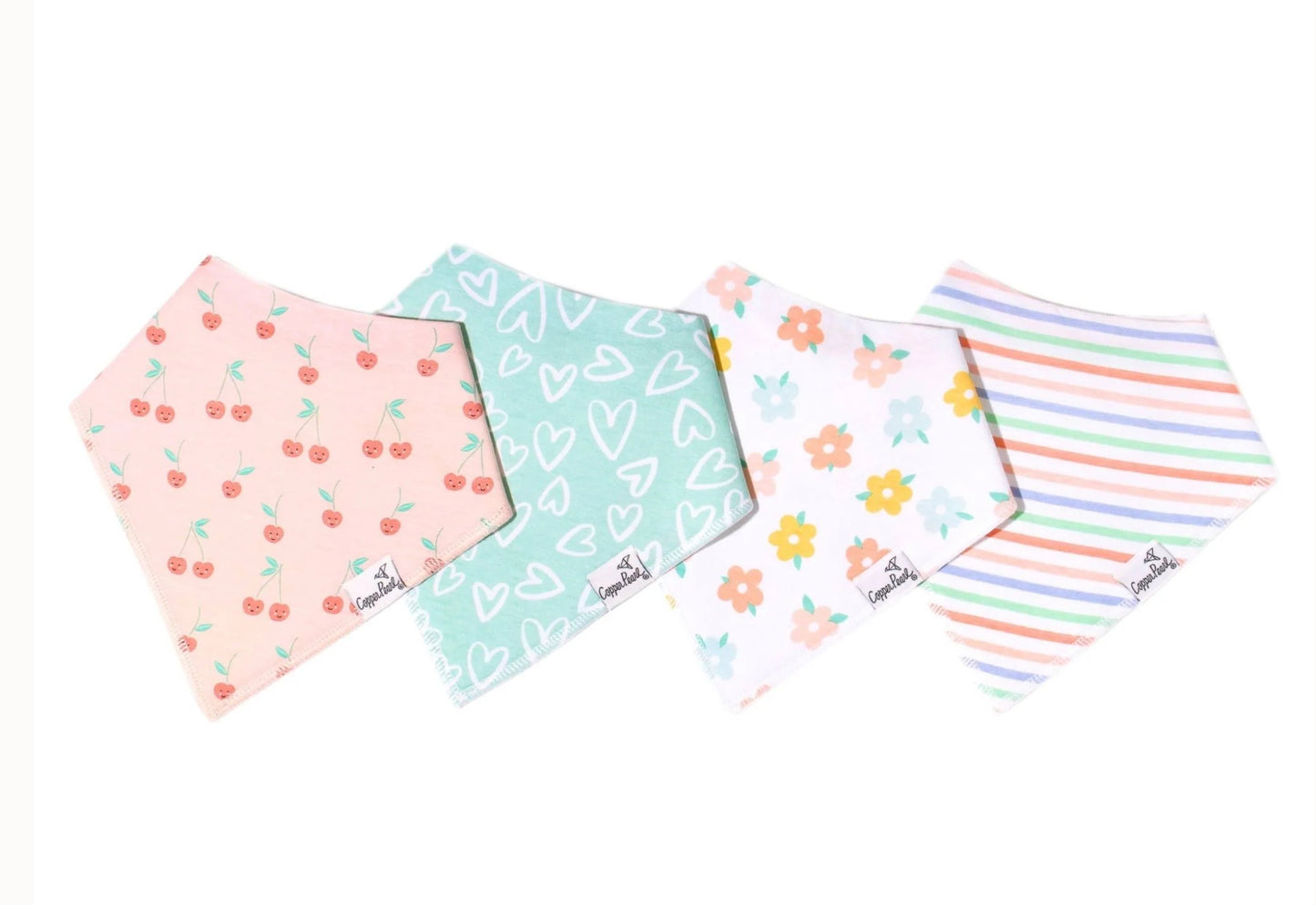 Copper Pearl Bandana Bib Set (4 piece)