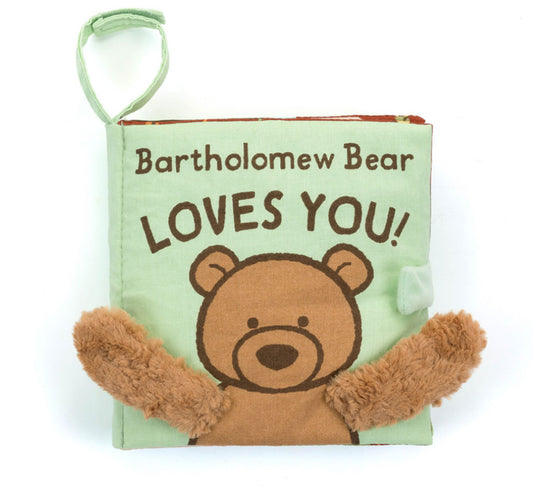 Jellycat Bartholomew Bear Loves You Book