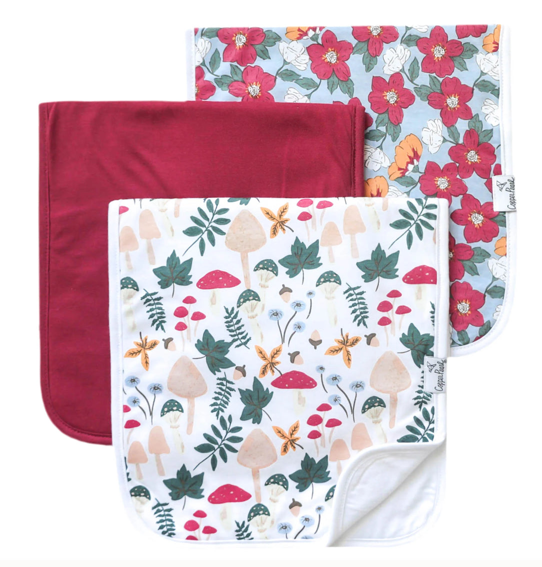 Copper Pearl Burp Cloth Set (3 piece)