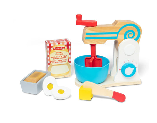 Melissa & Doug Wooden Mixer Set