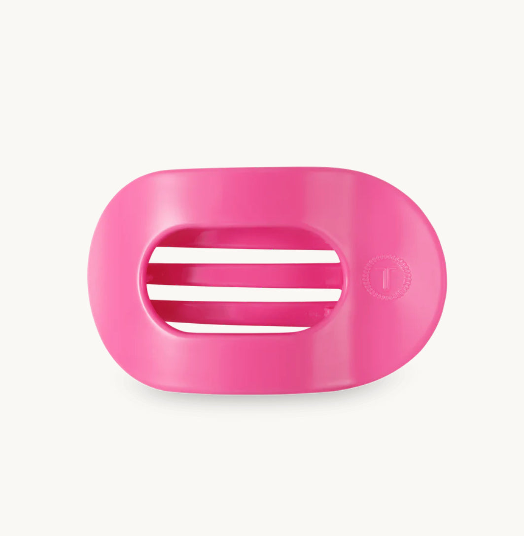 Teleties Paradise Pink Flat Round Clip