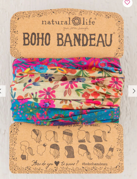 Natural Life Boho Bandeau Floral Border