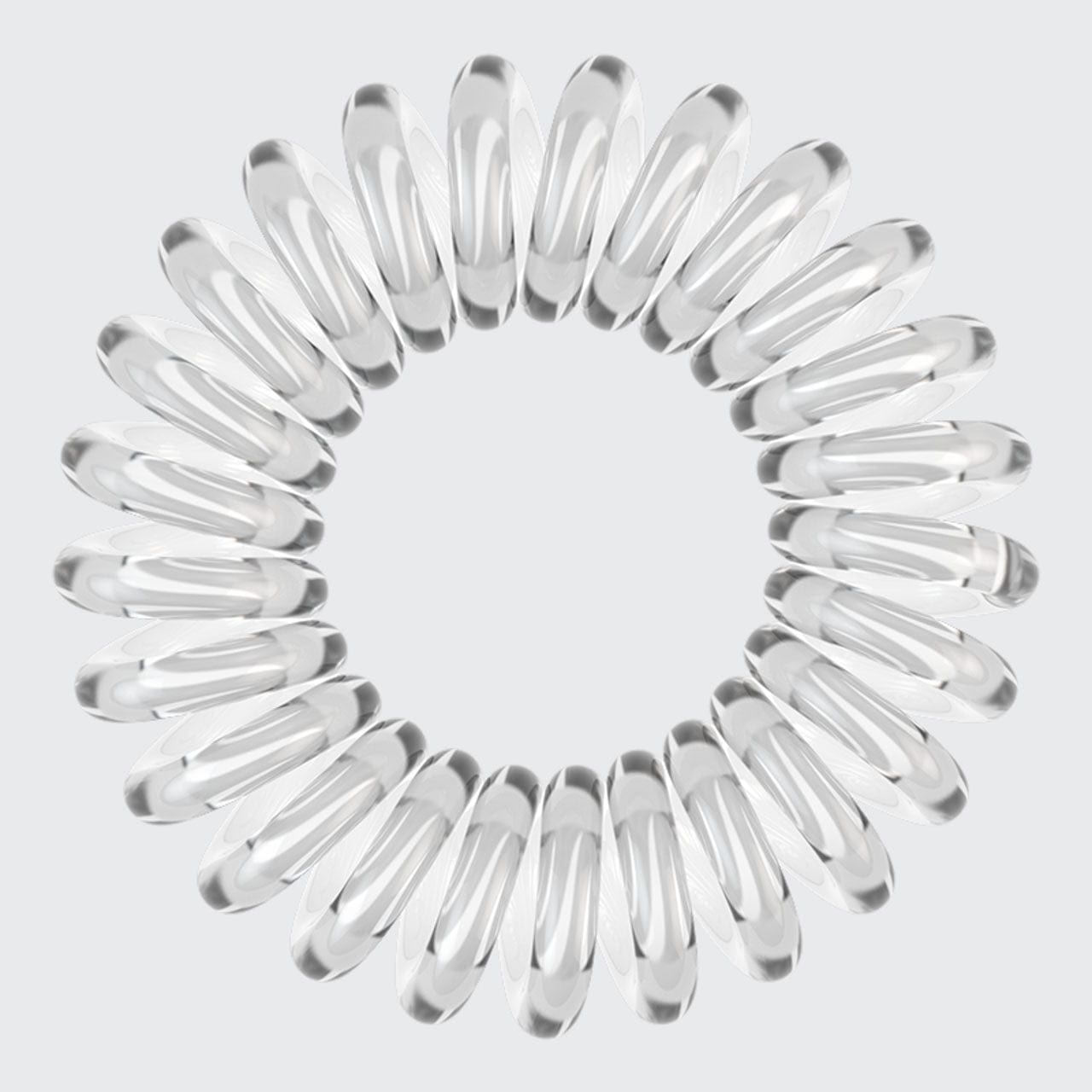 Spiral Hair Ties 8 Pc - Clear