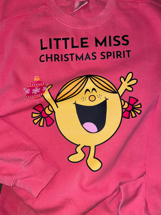 Little Miss Christmas Spirit Sweatshirt