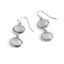 Whispers Double Dome Dangle Earring
