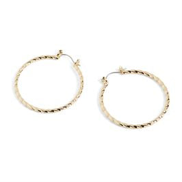 Whispers Twisted Hoop Earring