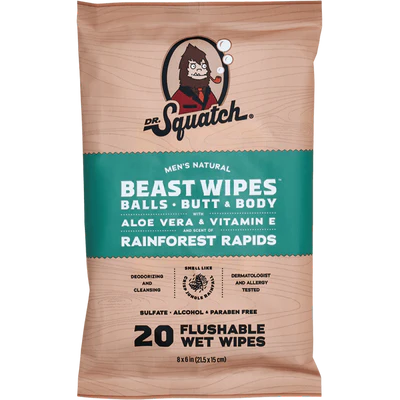 Dr. Squatch Rainforest Rapids Wipes