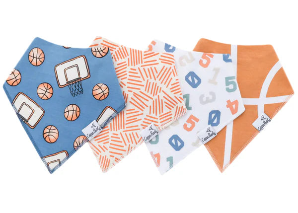 Copper Pearl Bandana Bib Set (4 piece)