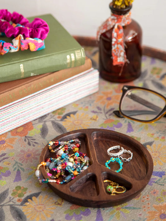 Peace Sign Trinket Dish
