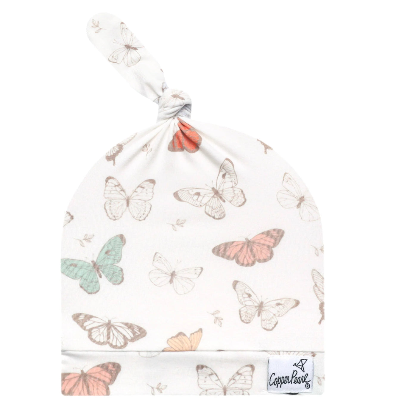 Copper Pearl Top Knot Hat-Luna