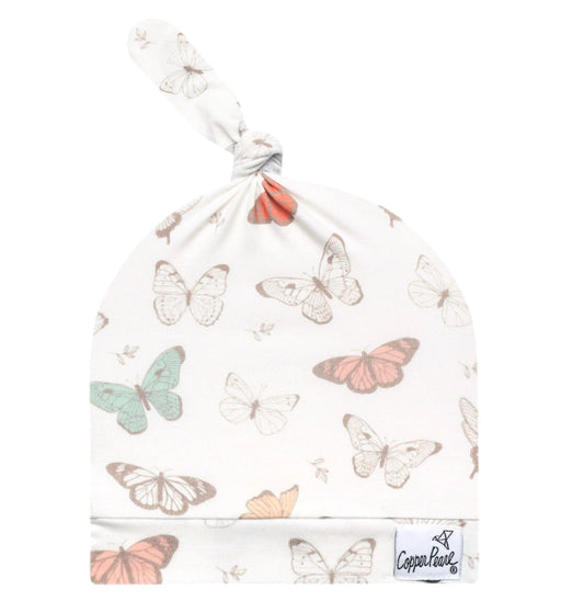 Copper Pearl Top Knot Hat-Luna