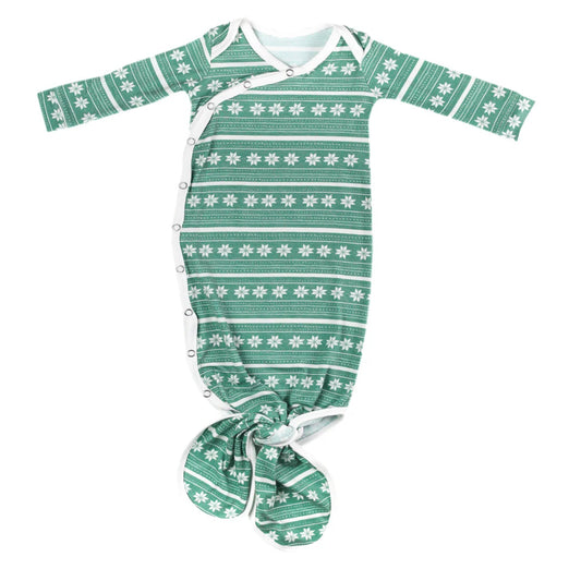 Newborn Knotted Gown - Knit
