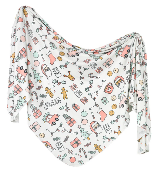 Knit Swaddle Blanket - Cindy