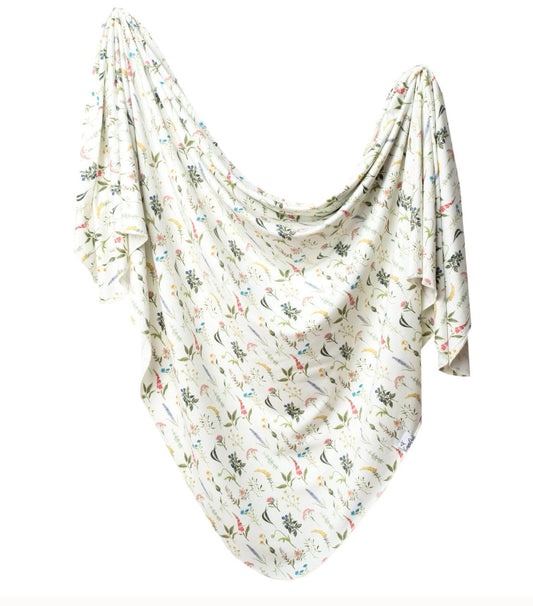 Knit Swaddle Blanket - Aspen