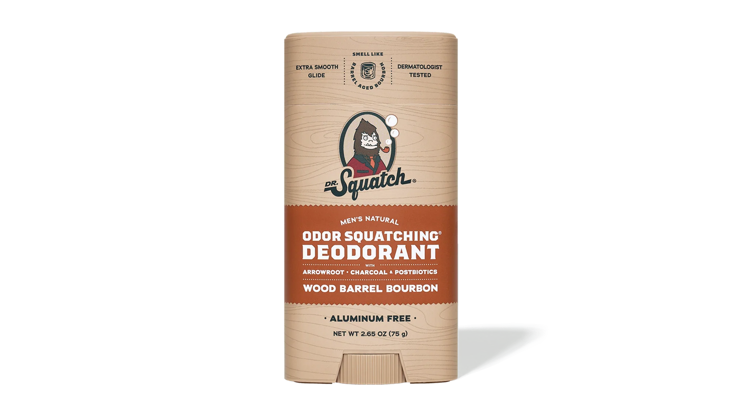 Dr. Squatch Wood Barrel Bourbon Deodorant