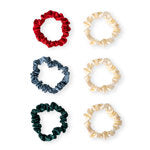 Festive Satin Scrunchies