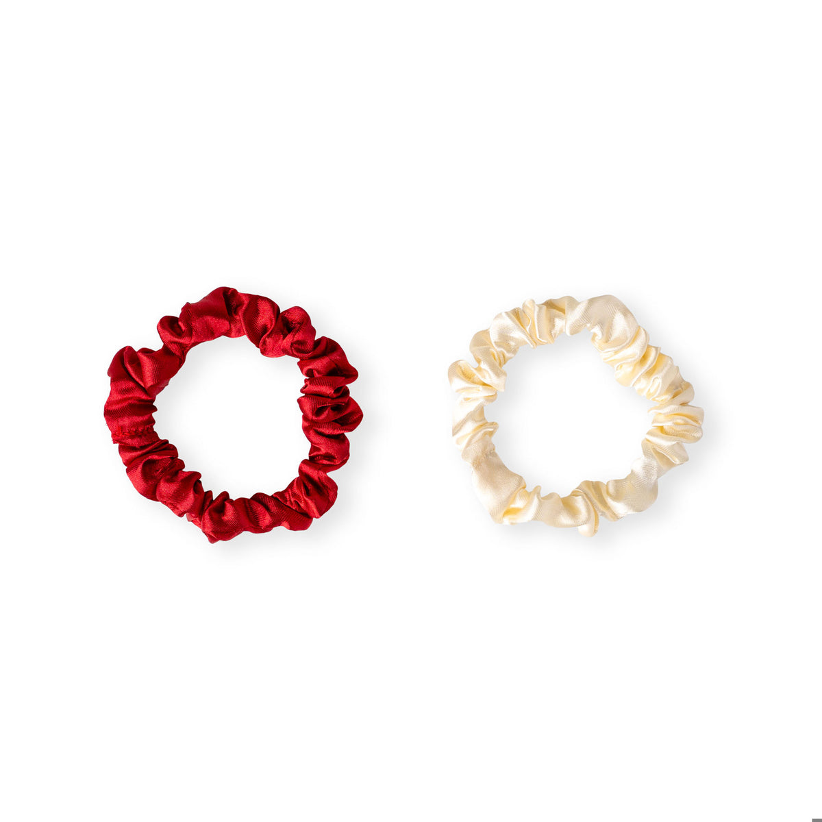 Festive Satin Scrunchies