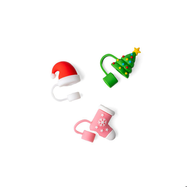 Sip & Sleigh Straw Topper Set