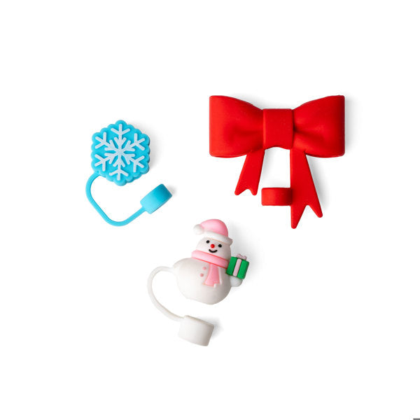 Sip & Sleigh Straw Topper Set