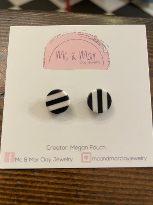 Mc & Mar Post Clay Earrings
