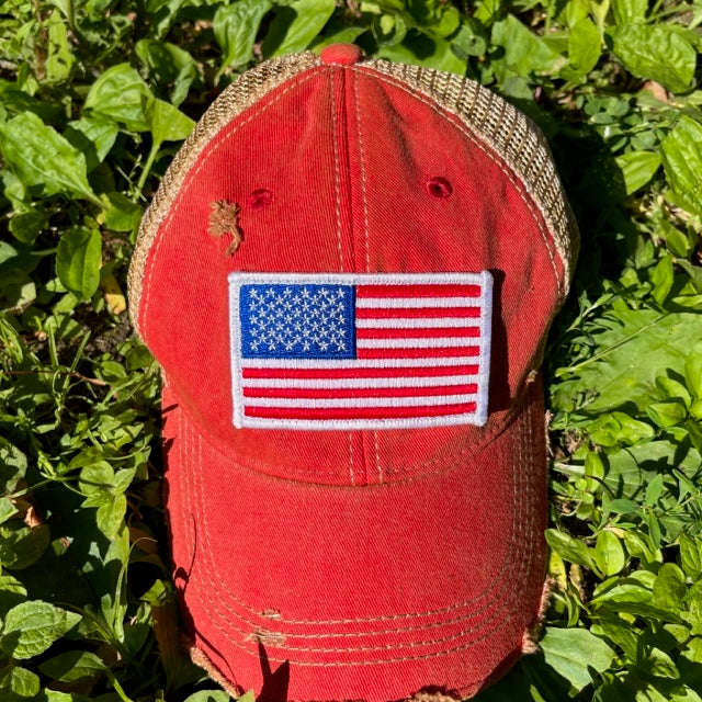 Flag on Red Hat