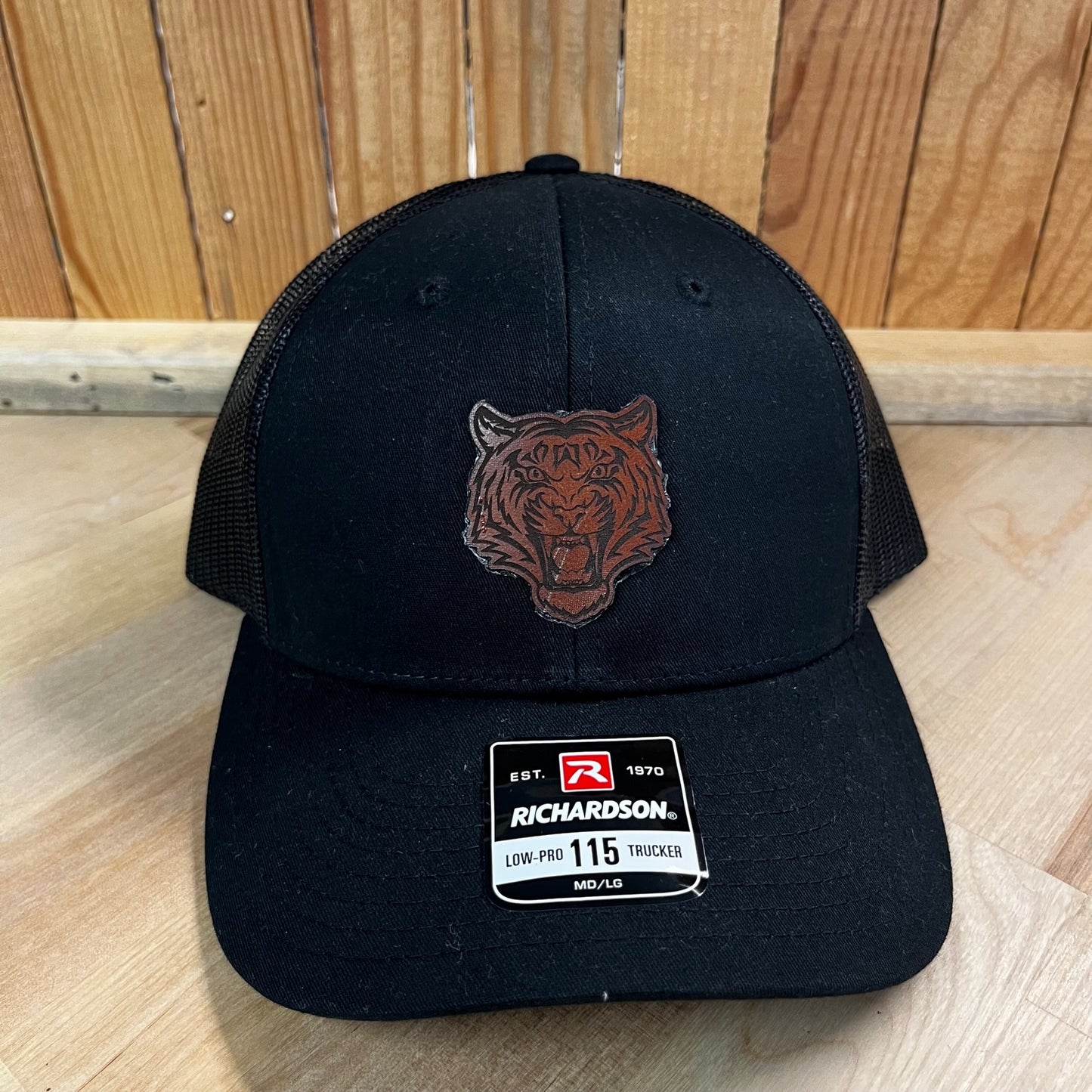 Leather Tiger Patch Richardson Hat