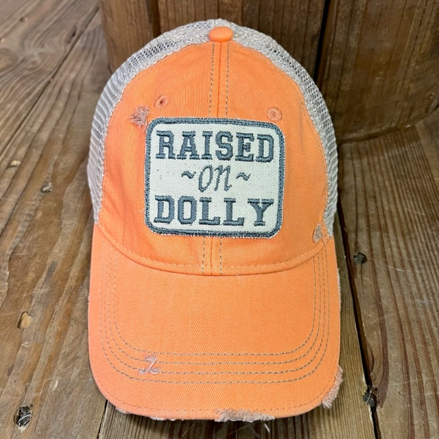 Raised on Dolly basic Distressed SnapBack Hat