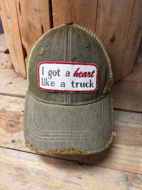 Heart Like a Truck Hat