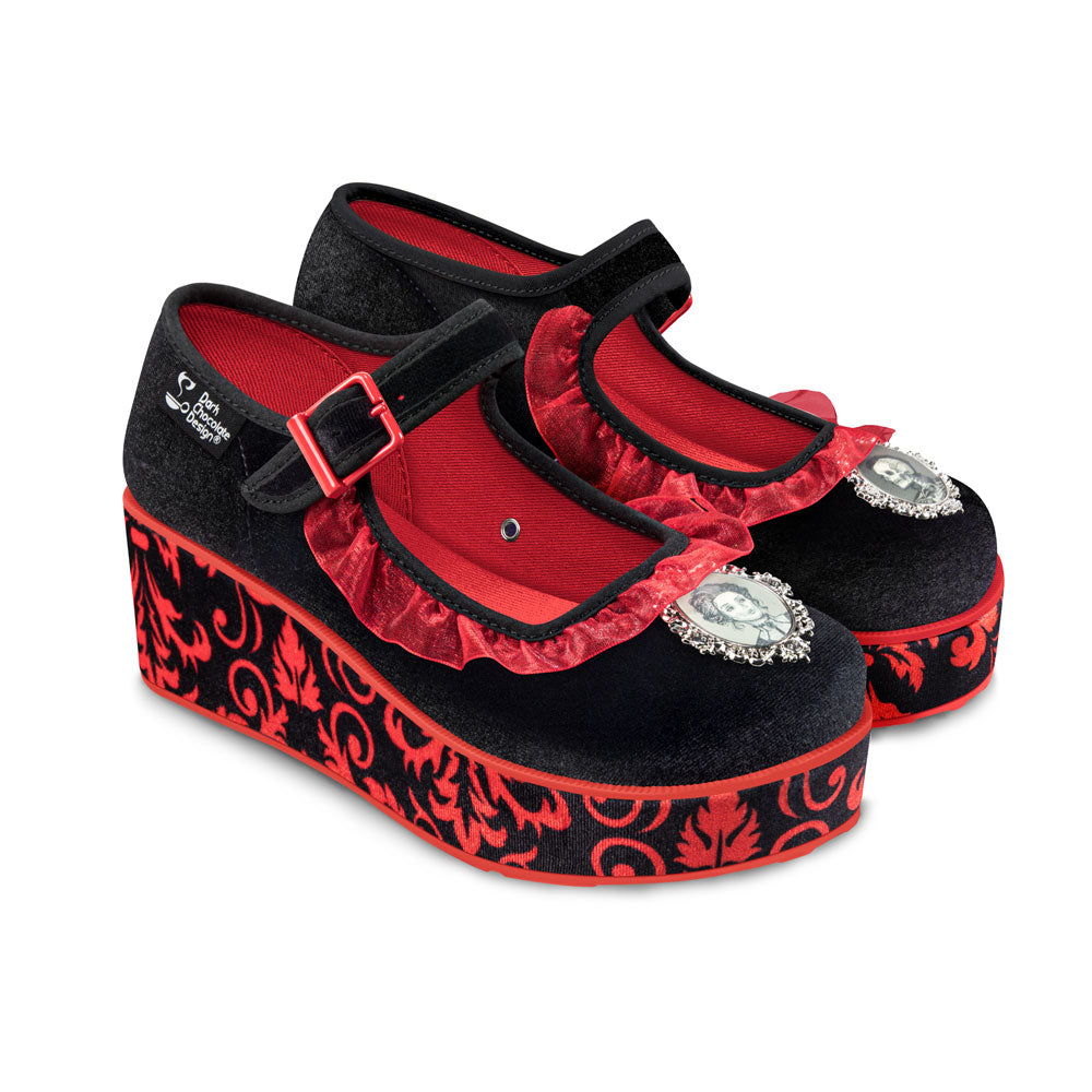 Chocolaticas® Memento Mori Women's Mary Jane Platform