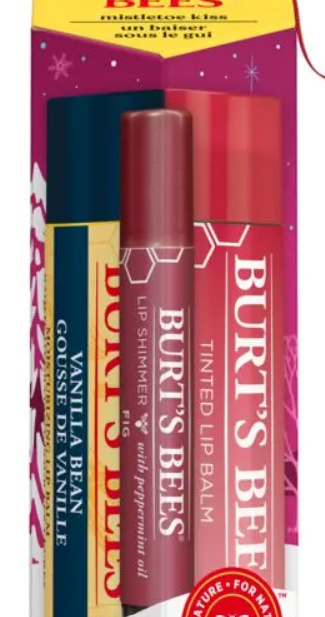 Burt's Bees Mistletoe Kiss Red Collection