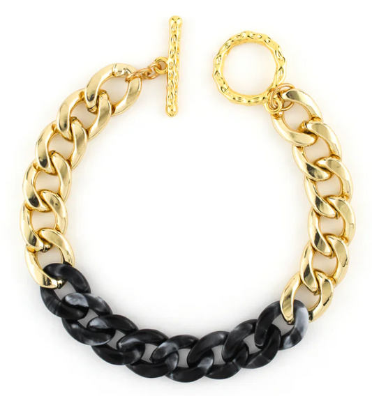 Erimish Calico Mini Bracelet Black Marble