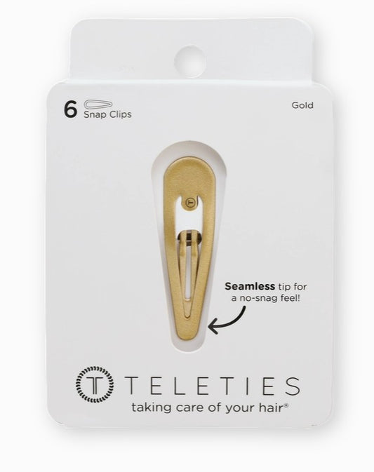 Teleties Snap Clip-Gold