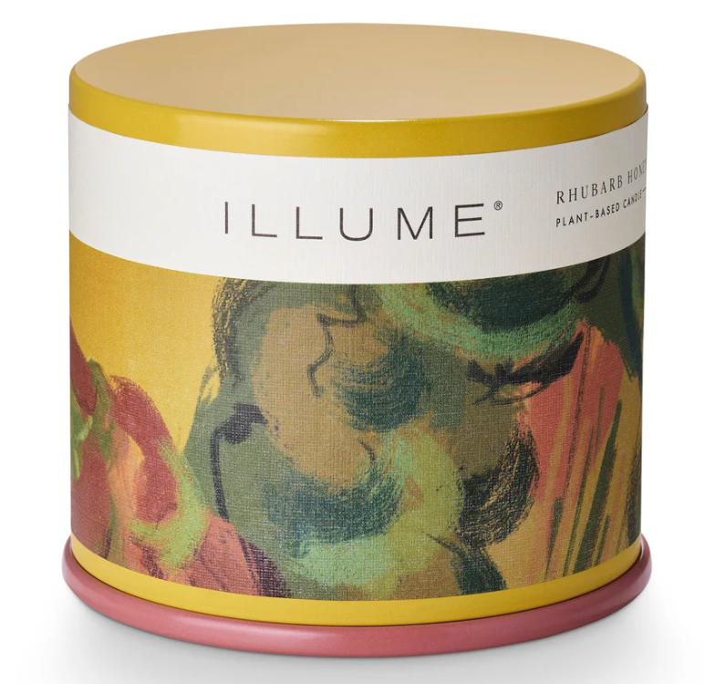 Rhubarb Honey Vanity Tin Candle