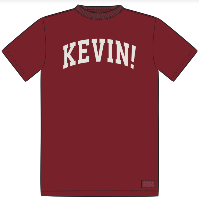 Kevin! Maroon Holiday Tee