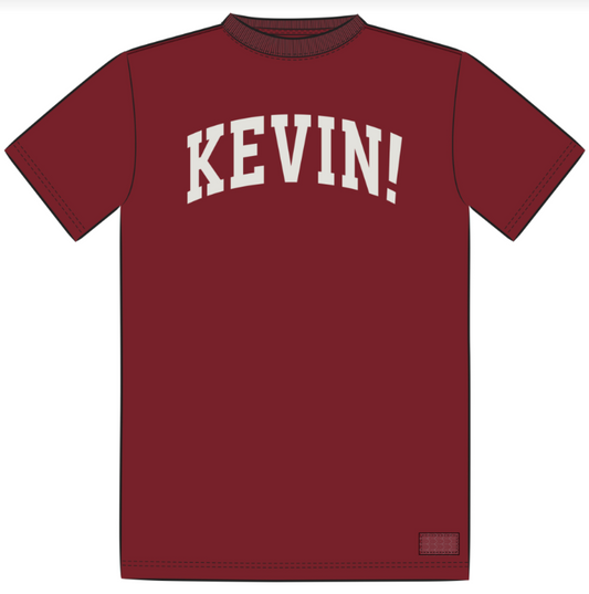 Kevin! Maroon Holiday Tee
