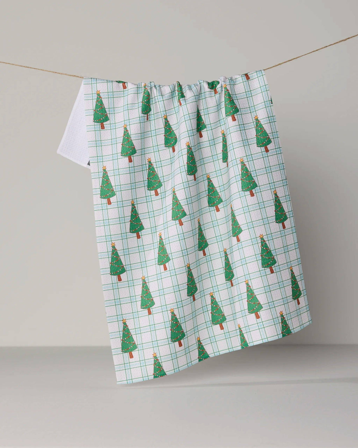 Jolly Plaid Tea Towel - Holiday 2026
