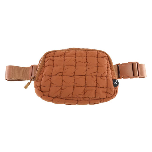 Quilted Puffer Women's CC Belt Bag