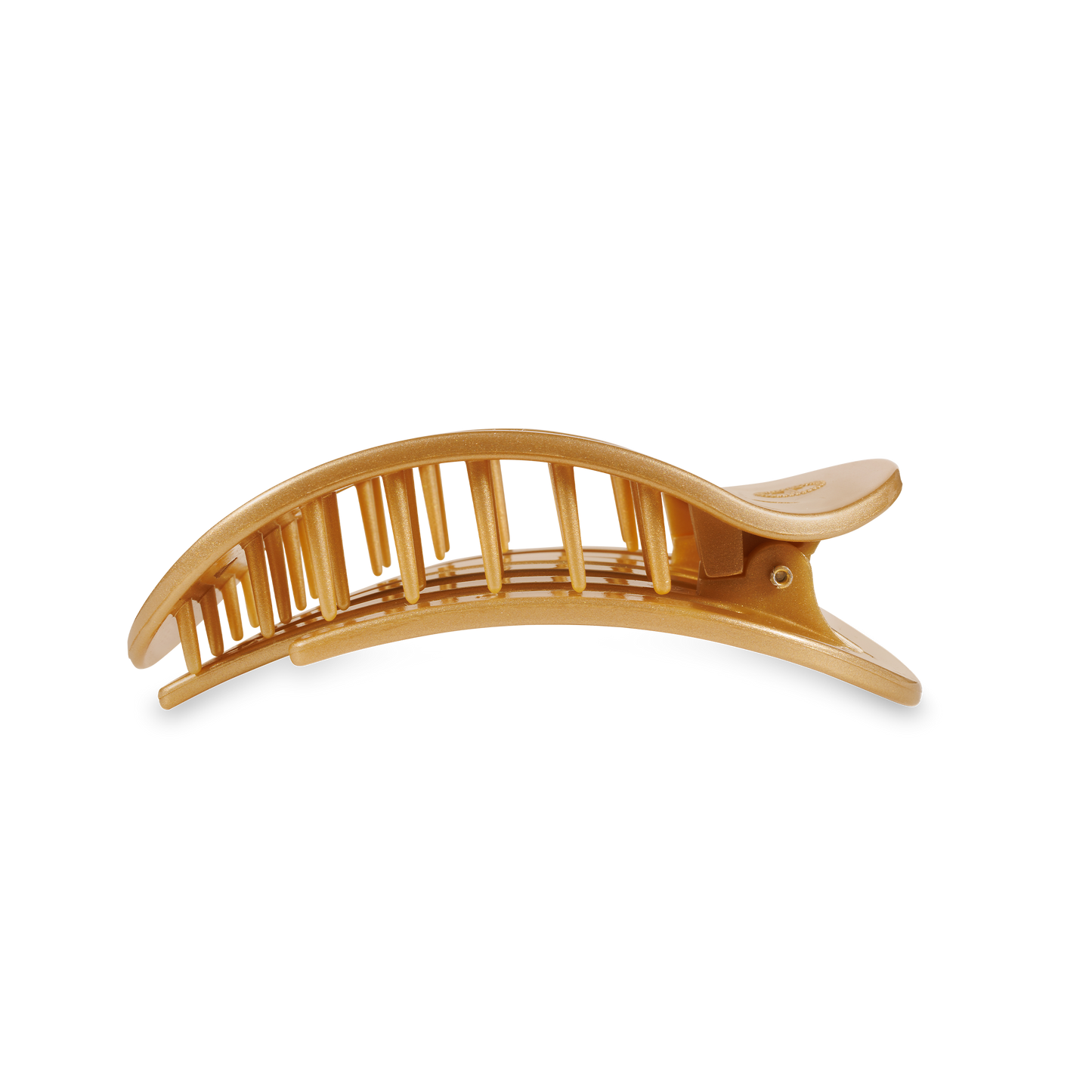 Round Flat Hair Clip | Medium | Champagne Toast