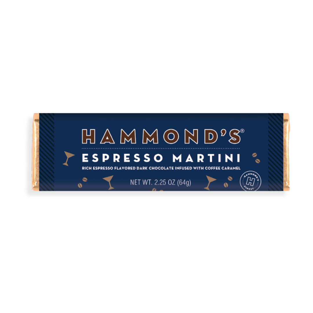 Hammond’s Espresso Martini Dark Chocolate Candy Bar