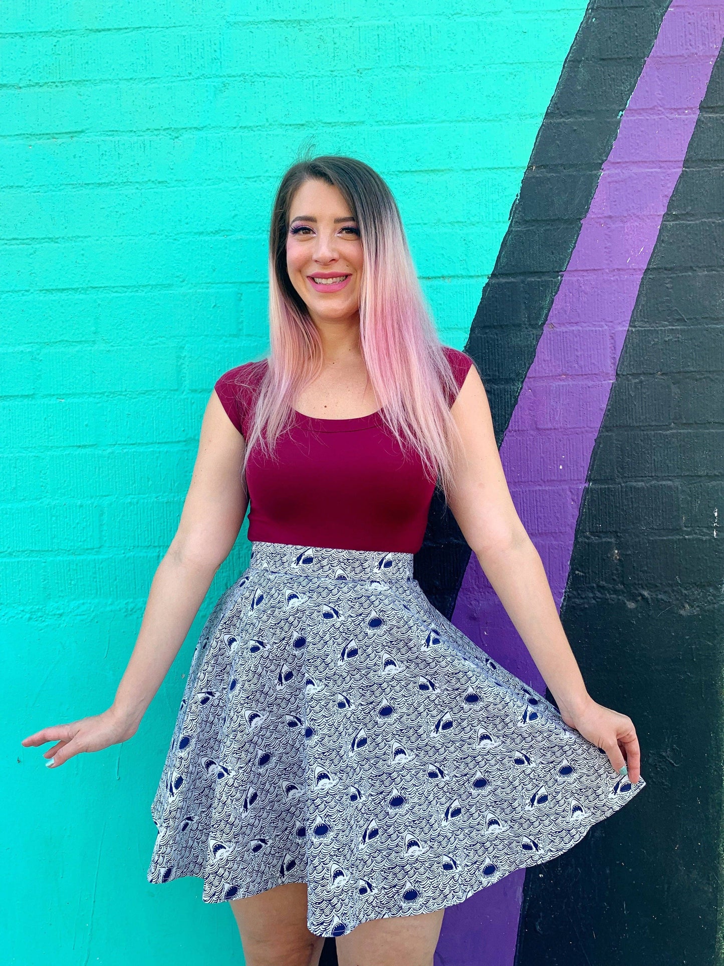 Retro Boat Neck Top