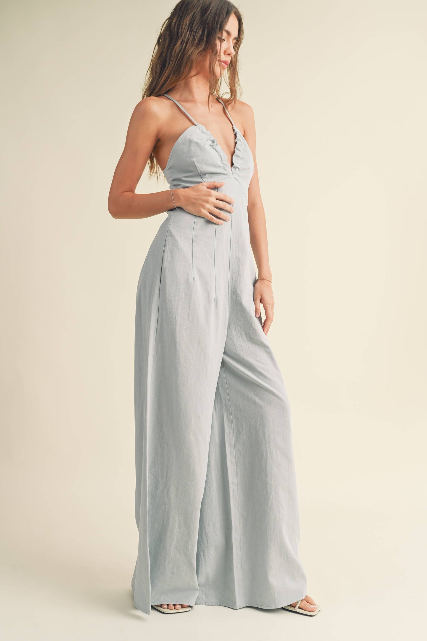 Washed Cotton Jumpsuit