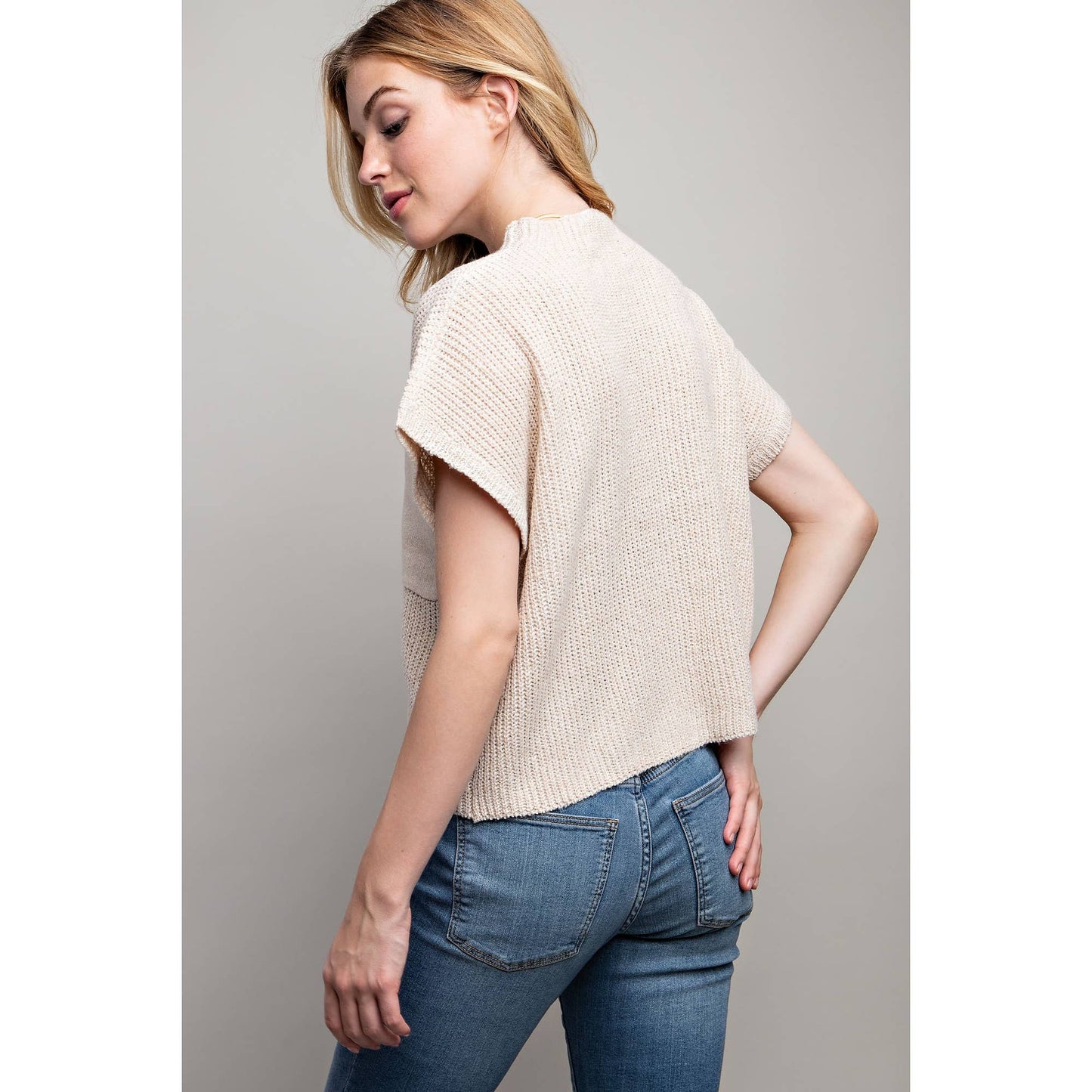 Drop Shoulder Sweater Top