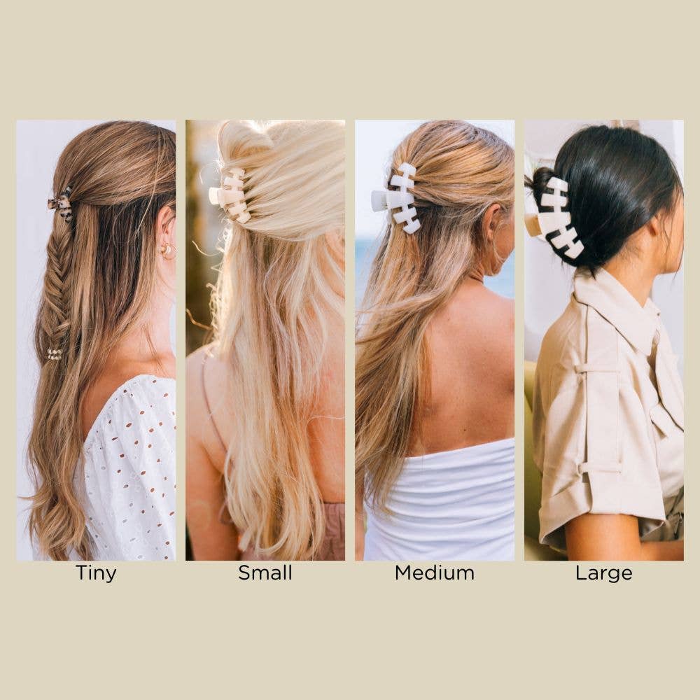 Classic Hair Clip | Medium | Jet Black