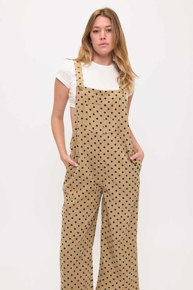 Polka Dot Overalls