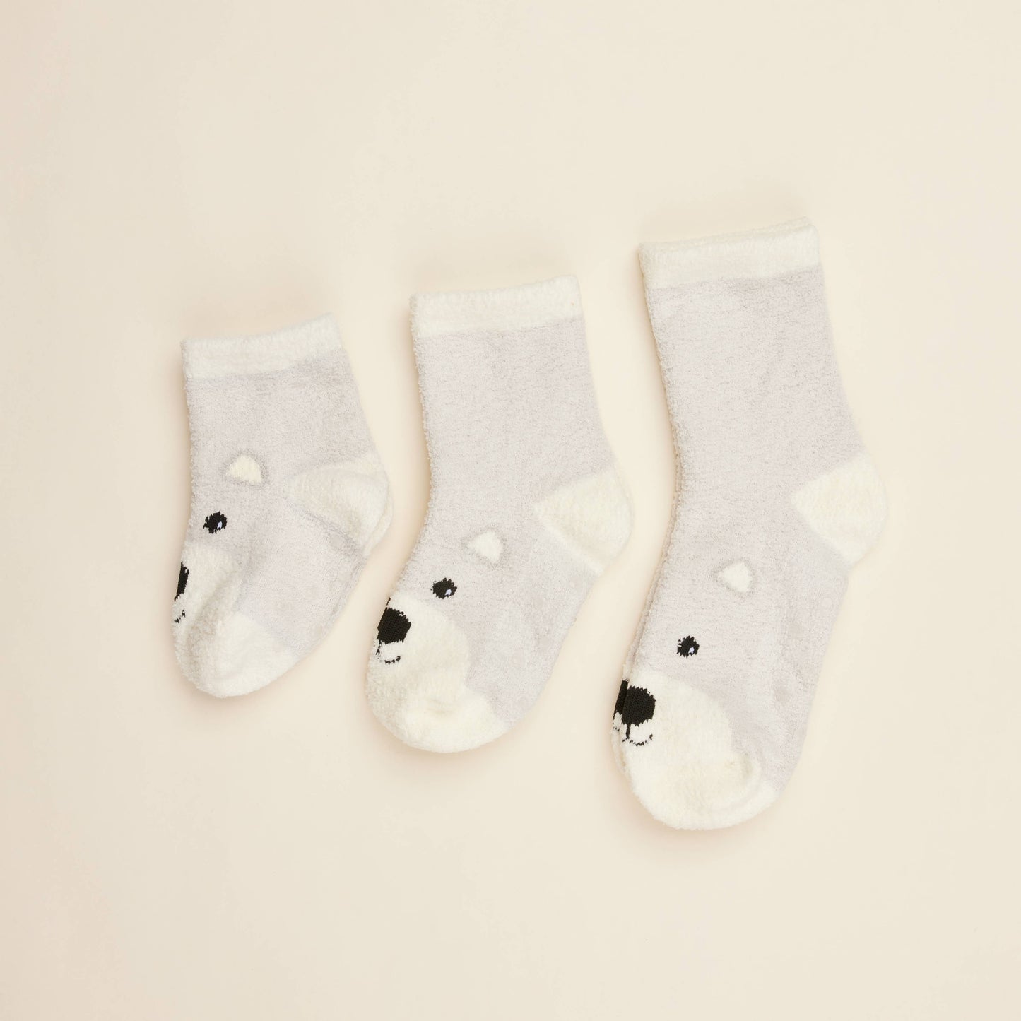 Marshmallow Bear Crew Socks