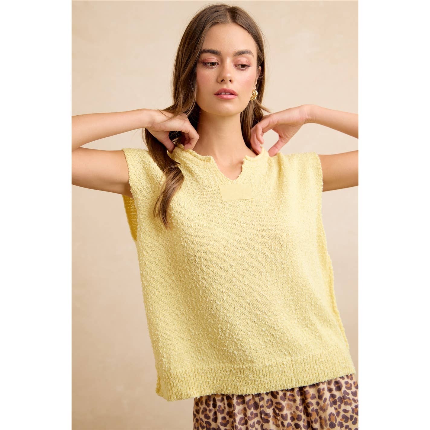 Nubby Knit Top