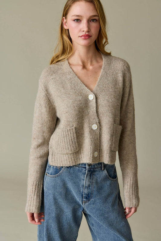 Angela Double Pocket Cardigan